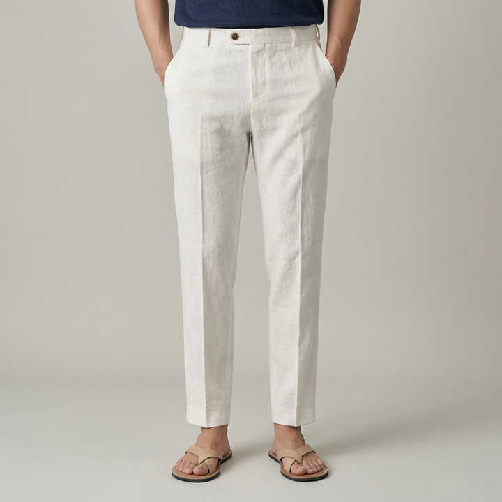 Salvatore | Elegante Pantalone Uomo Gamba Dritta Tasche Laterali