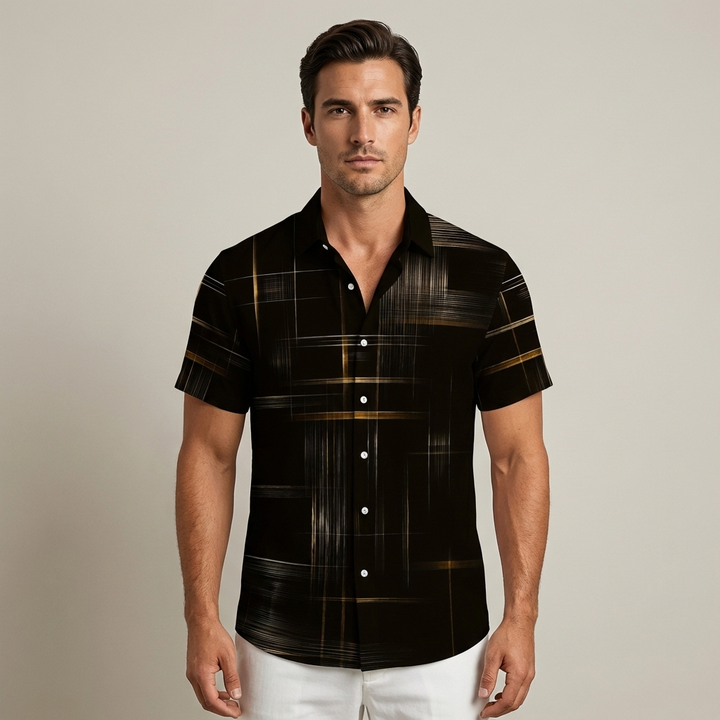 Maurizio | Polo in seta manica corta, smart casual