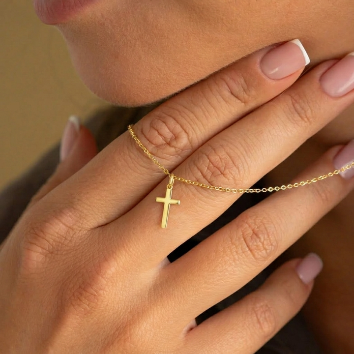 Sancta™ - Collana con pendente a croce