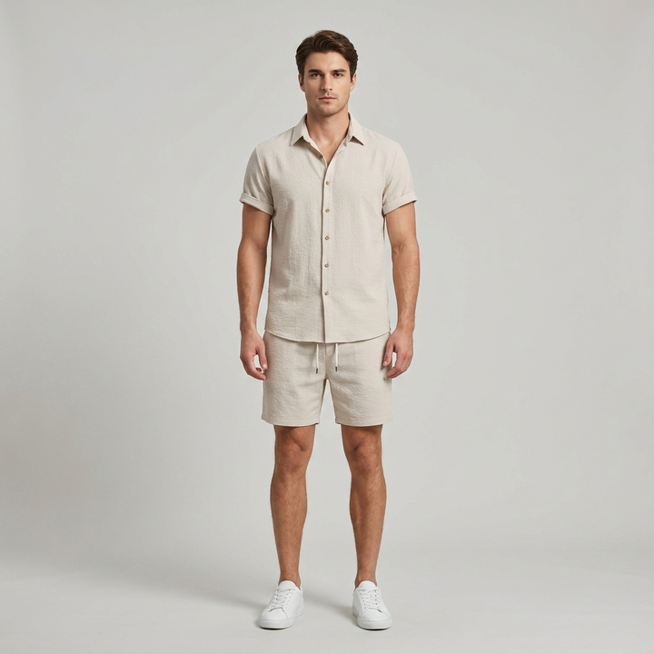 Luca | Set uomo estivo camicia pantaloncini
