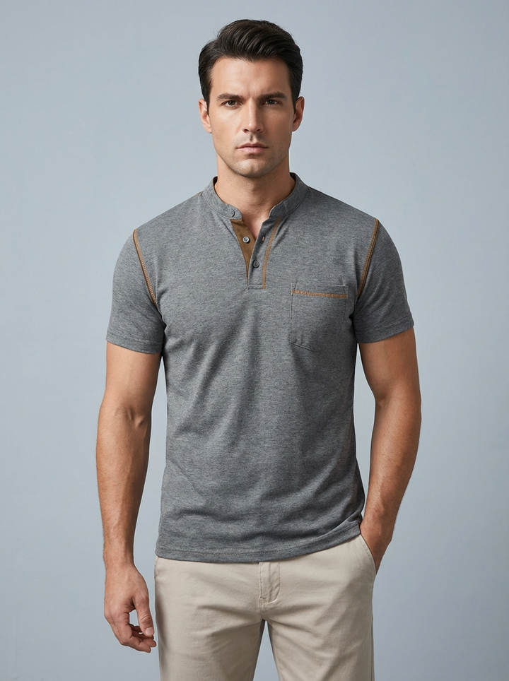 Andrea - T-shirt lussuosa uomo cotone premium