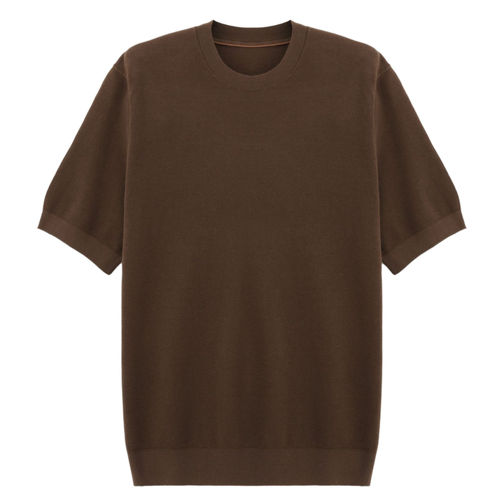Matteo - T-shirt Uomo in Cashmere Maglia Fine Elegante