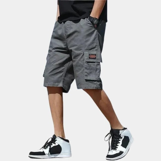 Shorts Cargo Uomo Leggeri con Tasche Laterali