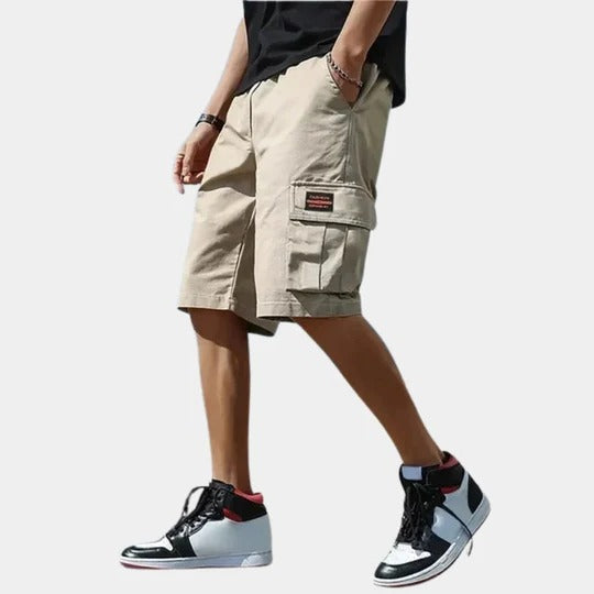 Shorts Cargo Uomo Leggeri con Tasche Laterali