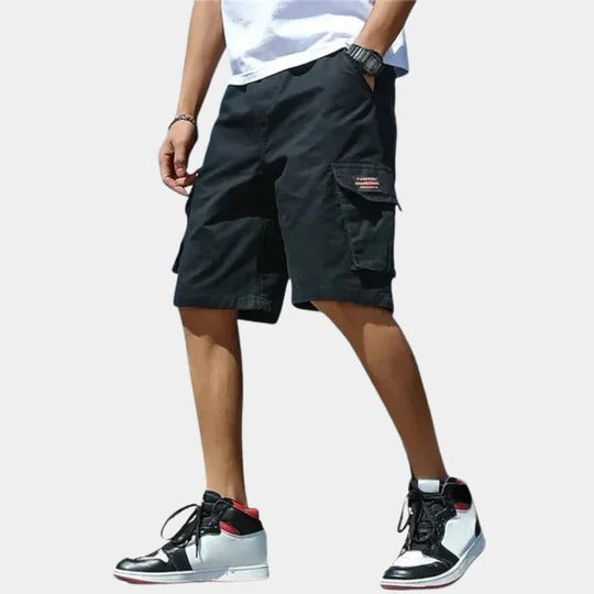 Shorts Cargo Uomo Leggeri con Tasche Laterali