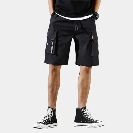 Shorts Cargo Uomo Leggeri con Tasche Laterali
