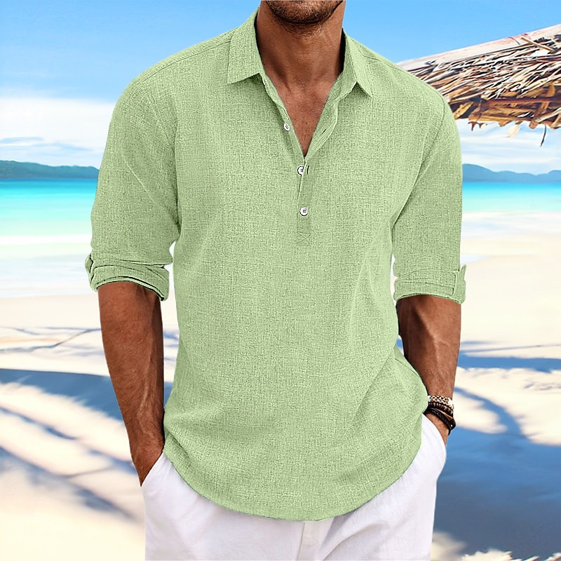 Amedeo | Polo in lino manica corta, casual ed elegante