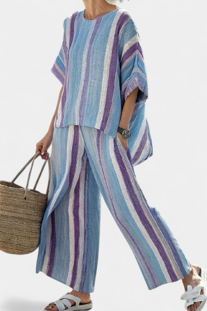 Flora | Look realizzato in Italia con lino di bambù