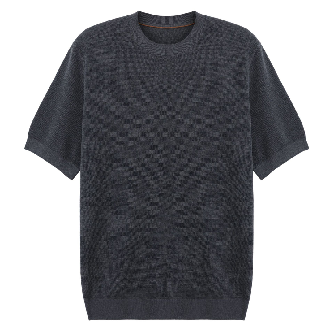 Matteo - T-shirt Uomo in Cashmere Maglia Fine Elegante