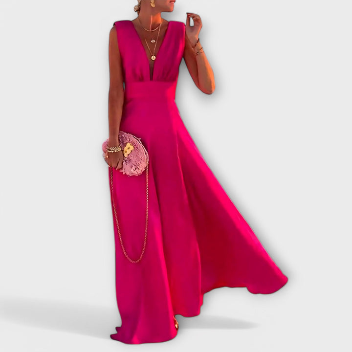 Abito Elegante Senza Maniche per Donne