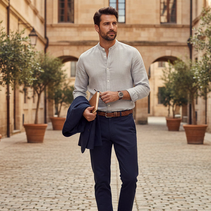 Nazario | Elegante camicia estiva in lino