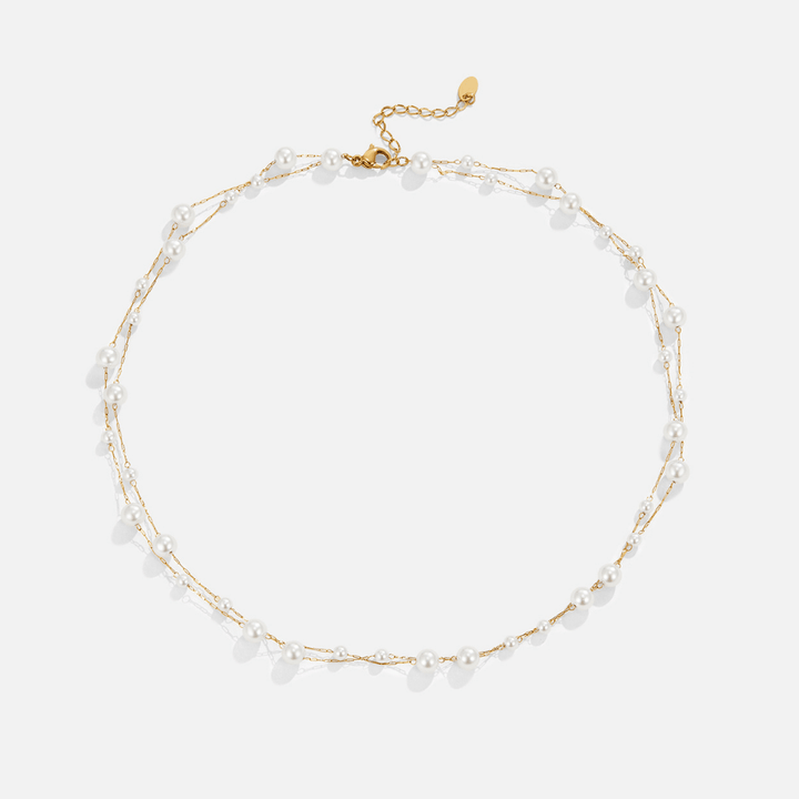 Collana di Perle a Strati Tori