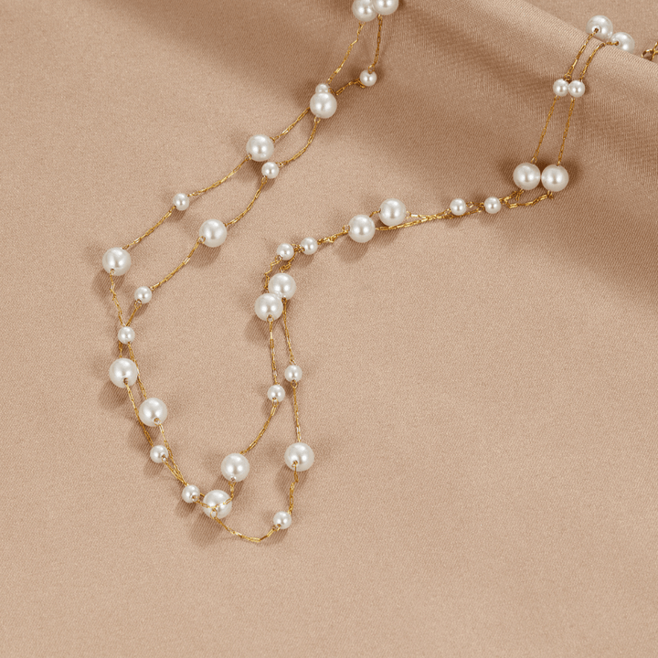 Collana di Perle a Strati Tori