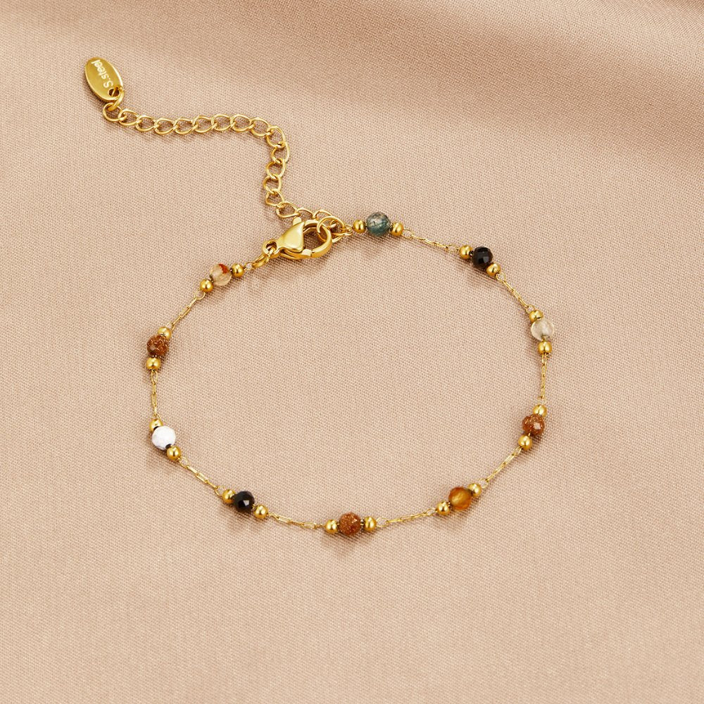 Bracciale in Pietre Con Perline Lulu