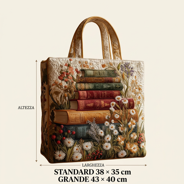 Borsa Artigianale motivo floreale – Elegante e Pratica