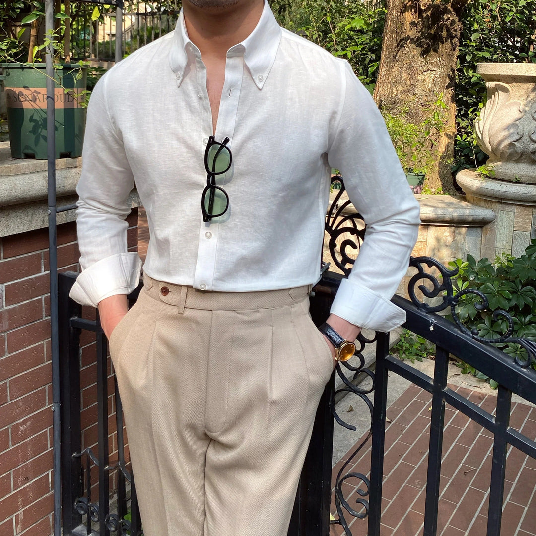 Salvatore | Elegante camicia in lino
