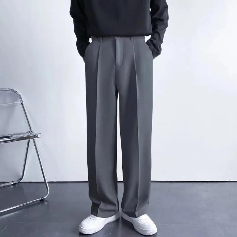 Fabio | Elegante Pantalone Uomo Sartoriale Gamba Dritta