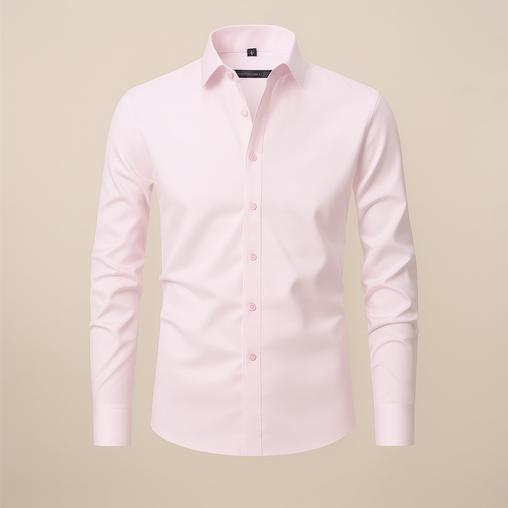 Bernardo | Camicia business a maniche lunghe, senza stiratura
