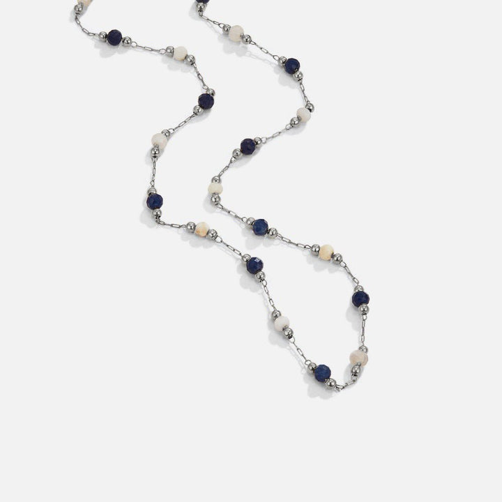 Collana di Pietre Perlate Silver Lulu Midnight