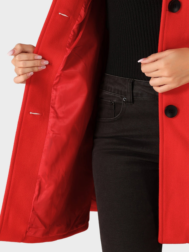 Josephine - Cappotto invernale da donna con un bottone