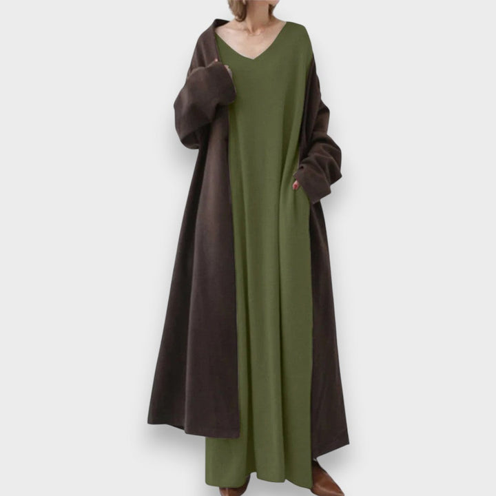 Estelle | Abito Casual Elegante con Scollatura a V