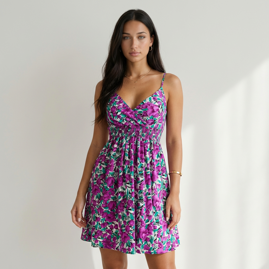 Vestito Camila Floral Incrociato