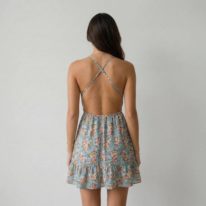 Vestito Natalia Floral Incrociato