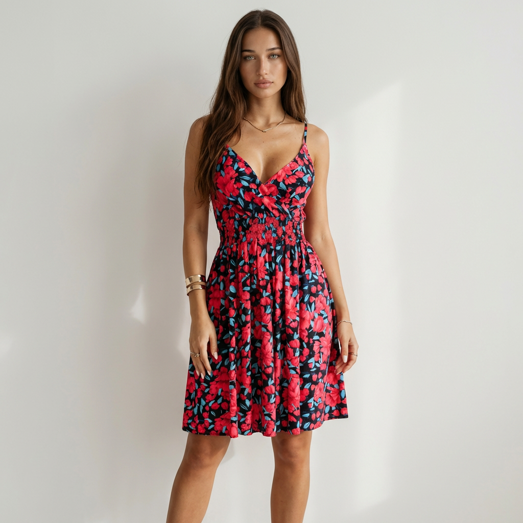 Vestito Camila Floral Incrociato